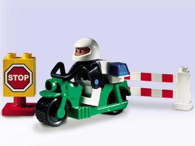 LEGO Produktset 2971-1 - Duplo 2971 - Motorradstreife