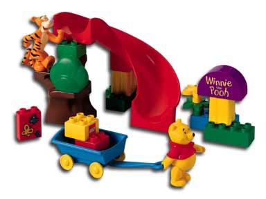 LEGO Produktset 2985-1 - Tiggers Slippery Slide