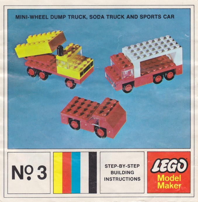LEGO Produktset 3-8 - Mini-Wheel Model Maker No. 3 (Kraft Velveeta)