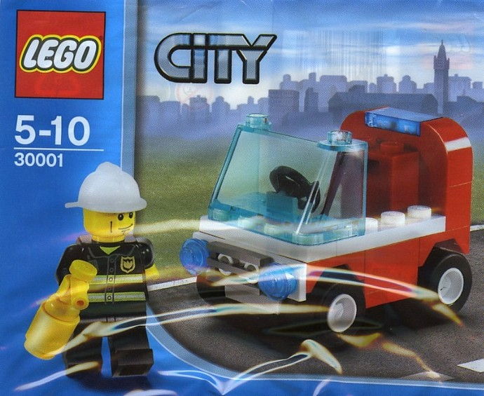 LEGO Produktset 30001-1 -  City: Feuerwehr-Auto Setzen 30001 (Beutel)
