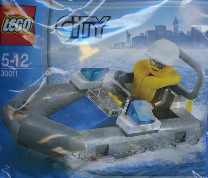 LEGO Produktset 30011-1 -  City: Polizei Boot Dinghy Setzen 30011