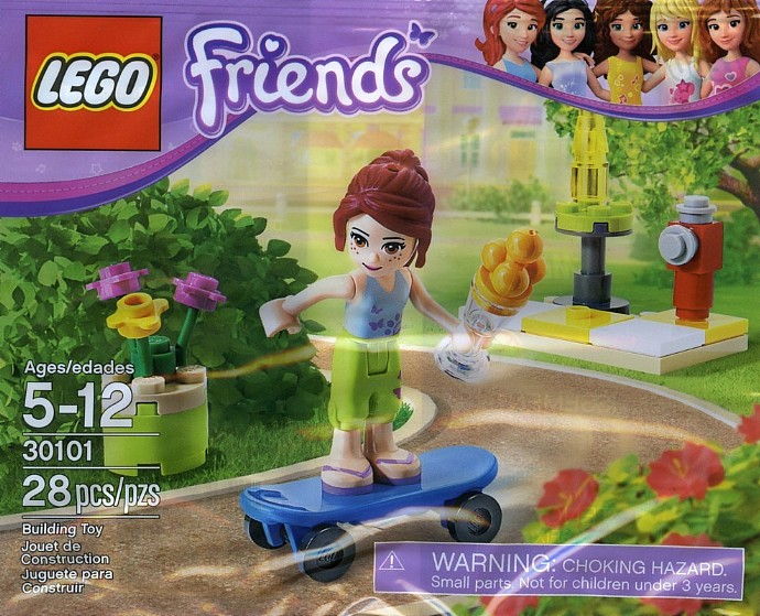 LEGO Produktset 30101-1 -  Friends Exclusivmodell - 30101 Mia mit Skateboard