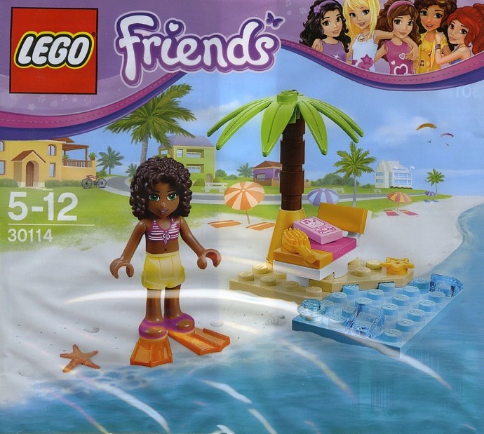 LEGO Produktset 30114-1 -  Friends Andrea Beach Lounge 30114 neu 2014 (Polyb