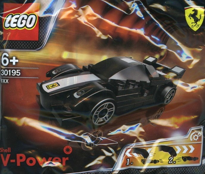 LEGO Produktset 30195-1 -  Ferrari Shell V-Power 30195 Ferrari FXX mit Rückz