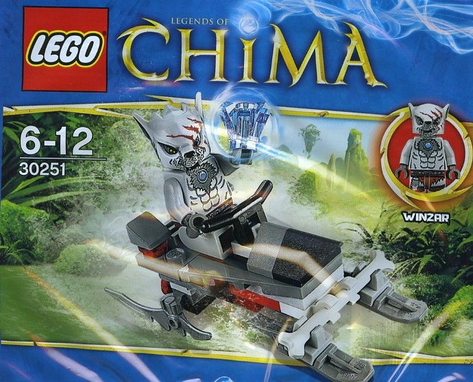 LEGO Produktset 30251-1 -  Chima 30251 Winzars Pack Patrol Fahrzeug - 38 tei