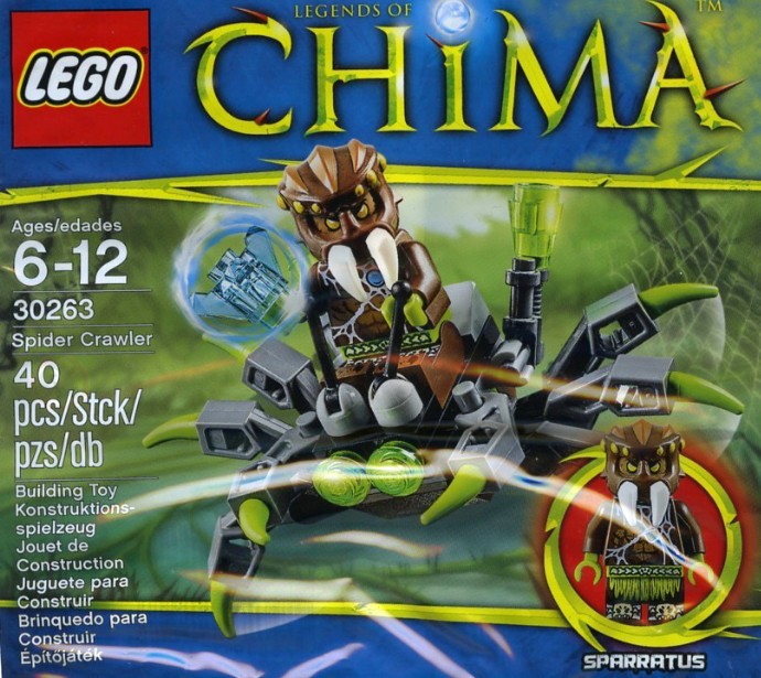 LEGO Produktset 30263-1 -  Chima 30263 Sparratus + Spider Crawler exklusives