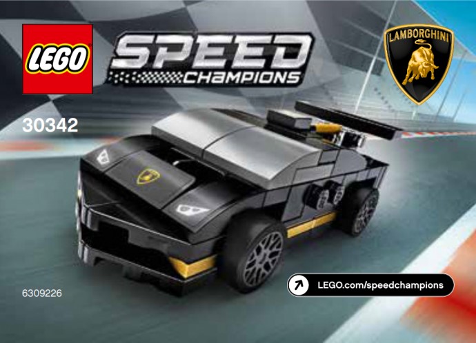 LEGO Produktset 30342-1 - Lamborghini HuracÃ¡n Super Trofeo EVO