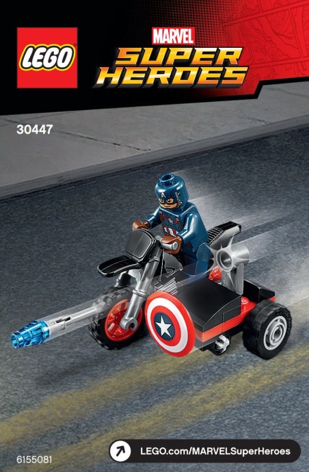 LEGO Produktset 30447-1 - Captain Americas Motorcycle 