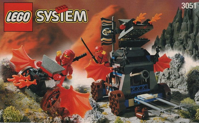 LEGO Produktset 3051-1 -  3051 Angriffsturm der Ninja