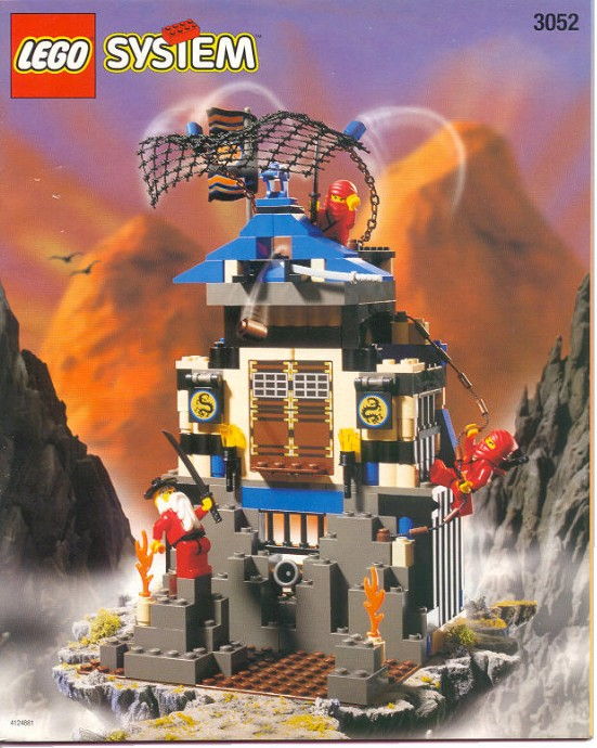 LEGO Produktset 3052-1 - Ninja Fire Fortress