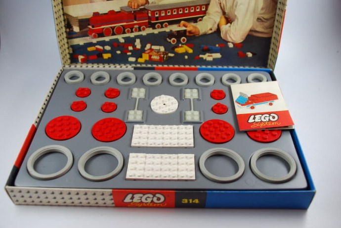 LEGO Produktset 314-2 - Large & Small Wheels & Turn-Table