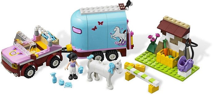 LEGO Produktset 3186-1 - Geländewagen mit Pferdeanhänger