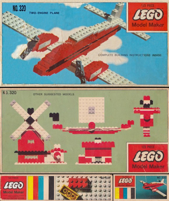 LEGO Produktset 320-3 - Red Airplane Set