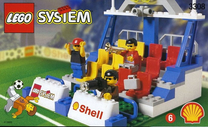 LEGO Produktset 3308-1 -  System Fußball 3308 Fanblock