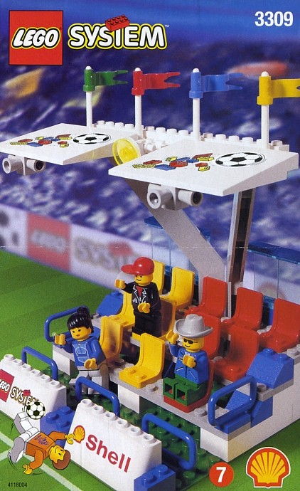 LEGO Produktset 3309-1 -  System Fußball 3309 Haupttribüne