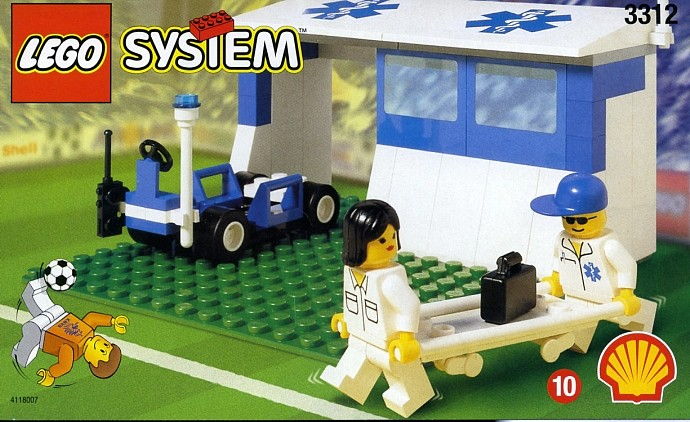 LEGO Produktset 3312-1 -  System Fußball 3312 Sanitätsstation