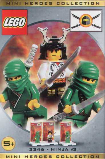 LEGO Produktset 3346-1 - Three Minifig Pack - Ninja #3