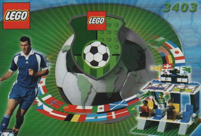 LEGO Produktset 3403-1 -  3403 Sports Fussball Tribüne
