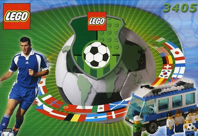LEGO Produktset 3405-1 - Blue Team Bus