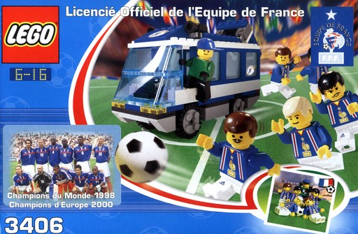 LEGO Produktset 3406-2 - French Team Bus