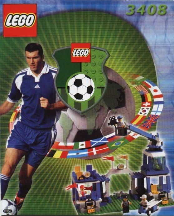 LEGO Produktset 3408-1 -  3408 - Haupteingang mit Stadion Crew, 213 Teile