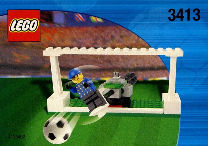 LEGO Produktset 3413-1 -  3413 - Fussball-Tor mit Torwart von 2000