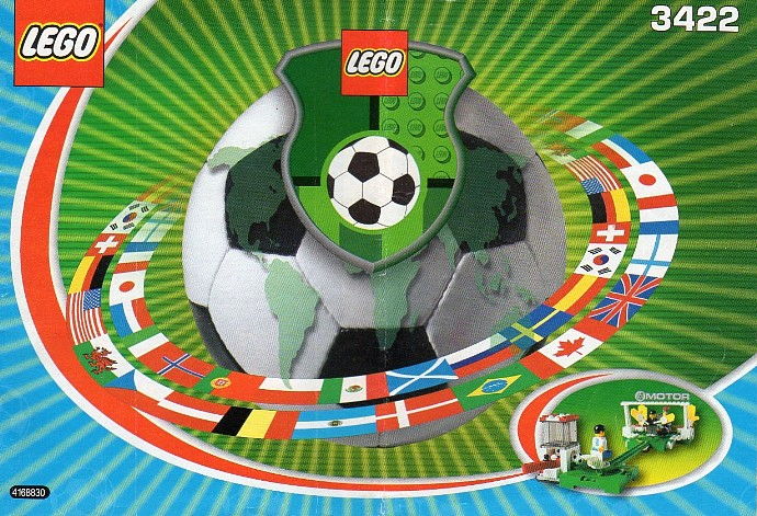 LEGO Produktset 3422-1 -  3422 - Elfmeterschießen, 107 Teile