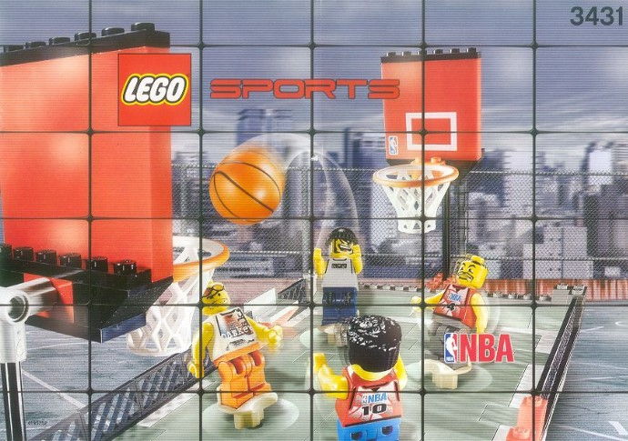 LEGO Produktset 3431-1 -  SPORTS Basketball 3431 - Streetbasketball