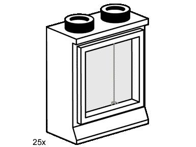 LEGO Produktset 3446-1 - 2x2 Window White