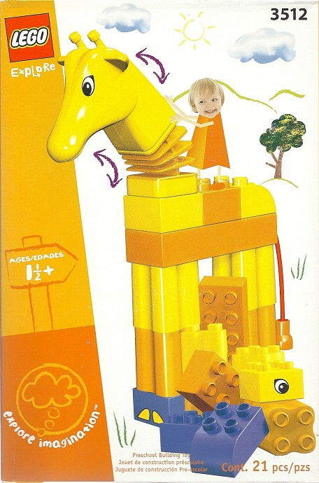 LEGO Produktset 3512-1 -  DUPLO Steine 3512 - Lustige Giraffe