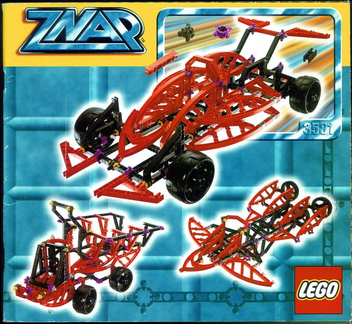 LEGO Produktset 3581-1 - Red Formula 1 with Storage