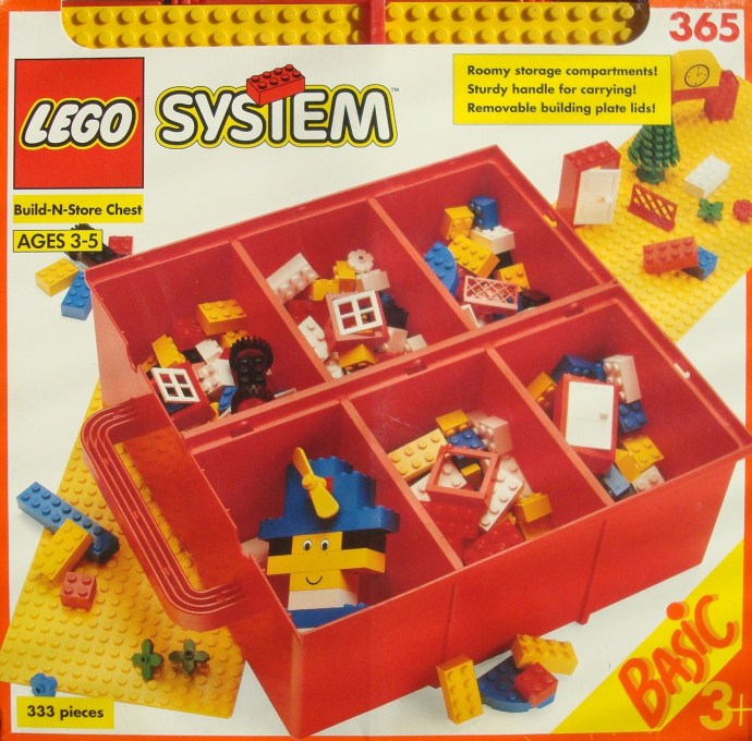 LEGO Produktset 365-3 - Build-n-Store Chest