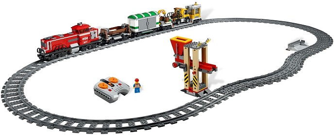 LEGO Produktset 3677-1 -  City 3677 - Güterzug mit Diesellokomotive