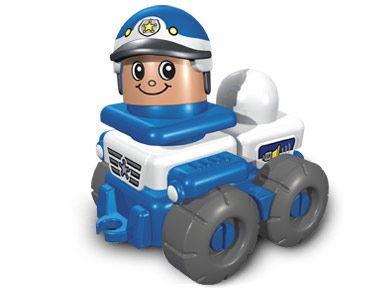 LEGO Produktset 3698-1 -  PRIMO 3698 - Polizeiwagen