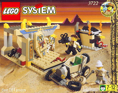 LEGO Produktset 3722-1 - Treasure Tomb
