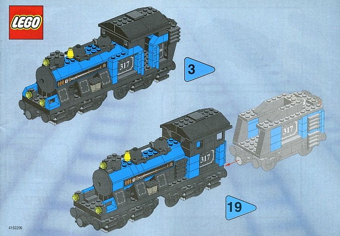 LEGO Produktset 3741-1 - Large Locomotive