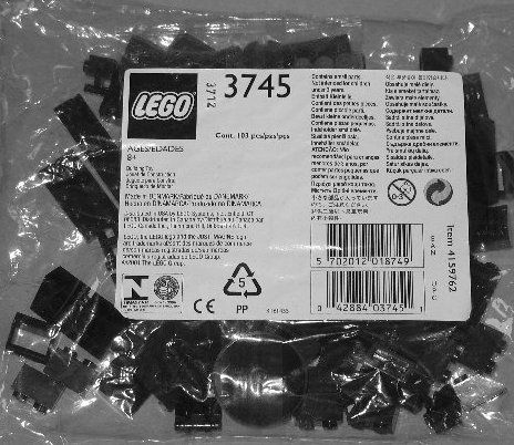 LEGO Produktset 3745-1 - Locomotive Black Bricks