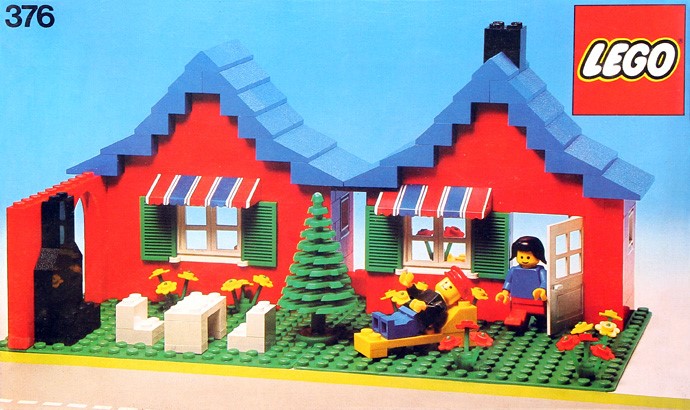 LEGO Produktset 376-2 - House with Garden