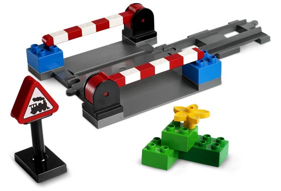 LEGO Produktset 3773-1 -  Duplo Ville 3773 - Eisenbahn Bahnübergang