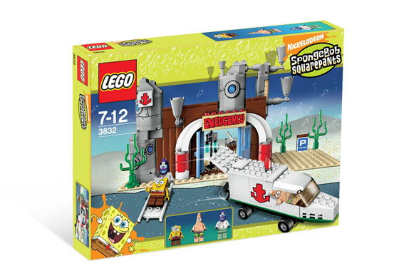 LEGO Produktset 3832-1 -  SpongeBobs 3832 - Fahrt im Krankenwagen (exklusiv