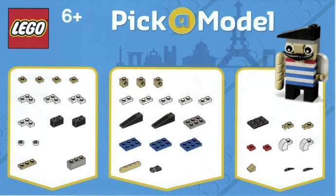 LEGO Produktset 3850065-1 - Parisian Guy