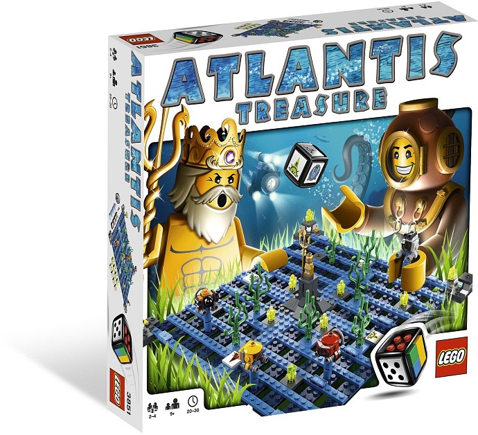 LEGO Produktset 3851-1 -  Spiele 3851 - Atlantis Treasure