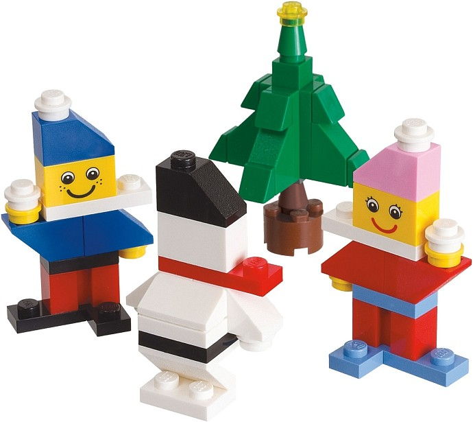 LEGO Produktset 40008-1 -  40008 - Weihnachtsset mit Schneemann und Kind