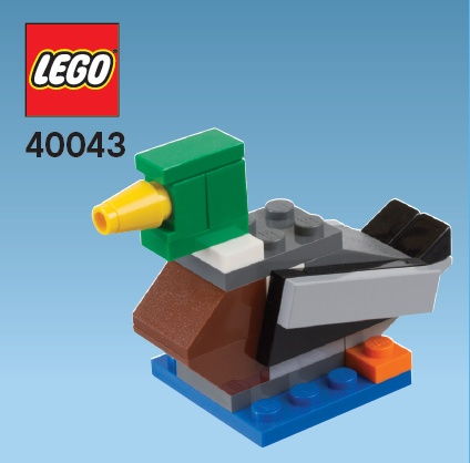 LEGO Produktset 40043-1 - Duck