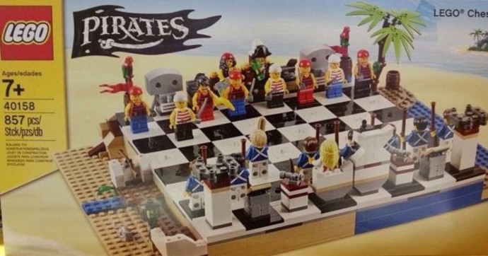 LEGO Produktset 40158-1 - LEGO® Piraten-Schachspiel