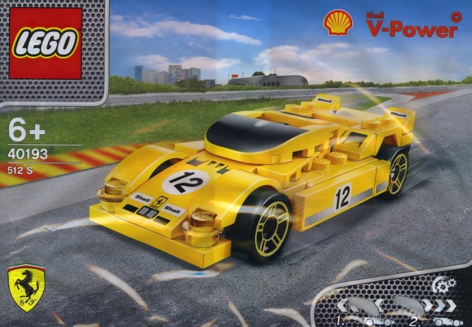 LEGO Produktset 40193-1 - Shell V-power  Collection 40193 Ferrari 512 S Excl