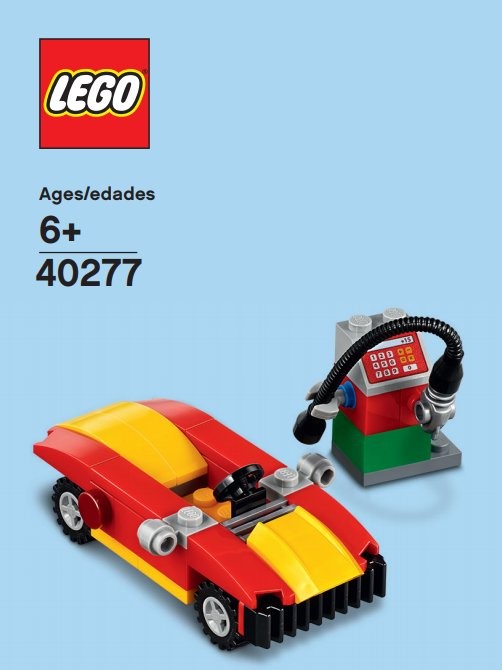 LEGO Produktset 40277-1 - Car and petrol pump
