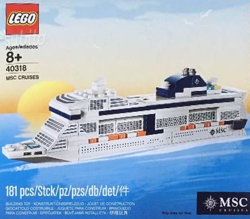 LEGO Produktset 40318-1 - MSC Cruises