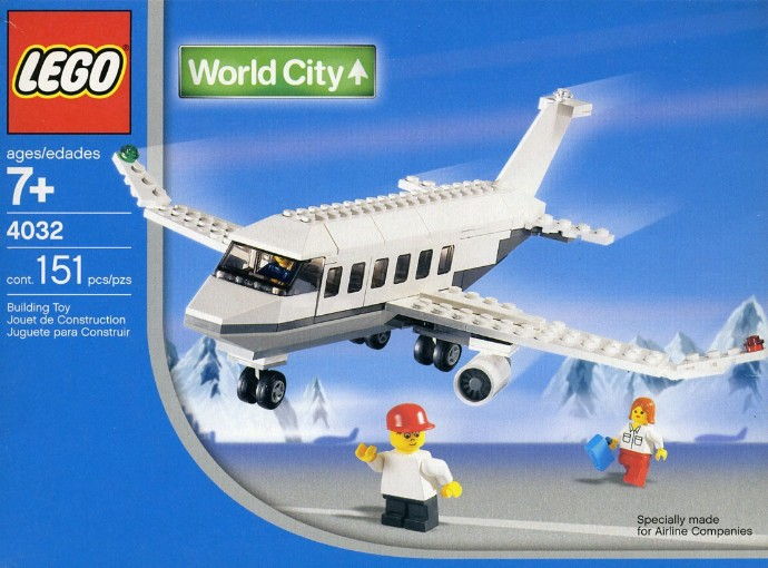 LEGO Produktset 4032-10 - Holiday Jet (Austrian Air Version)