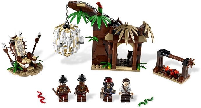 LEGO Produktset 4182-1 -  Pirates of the Caribbean 4182 - Flucht vor den Ka